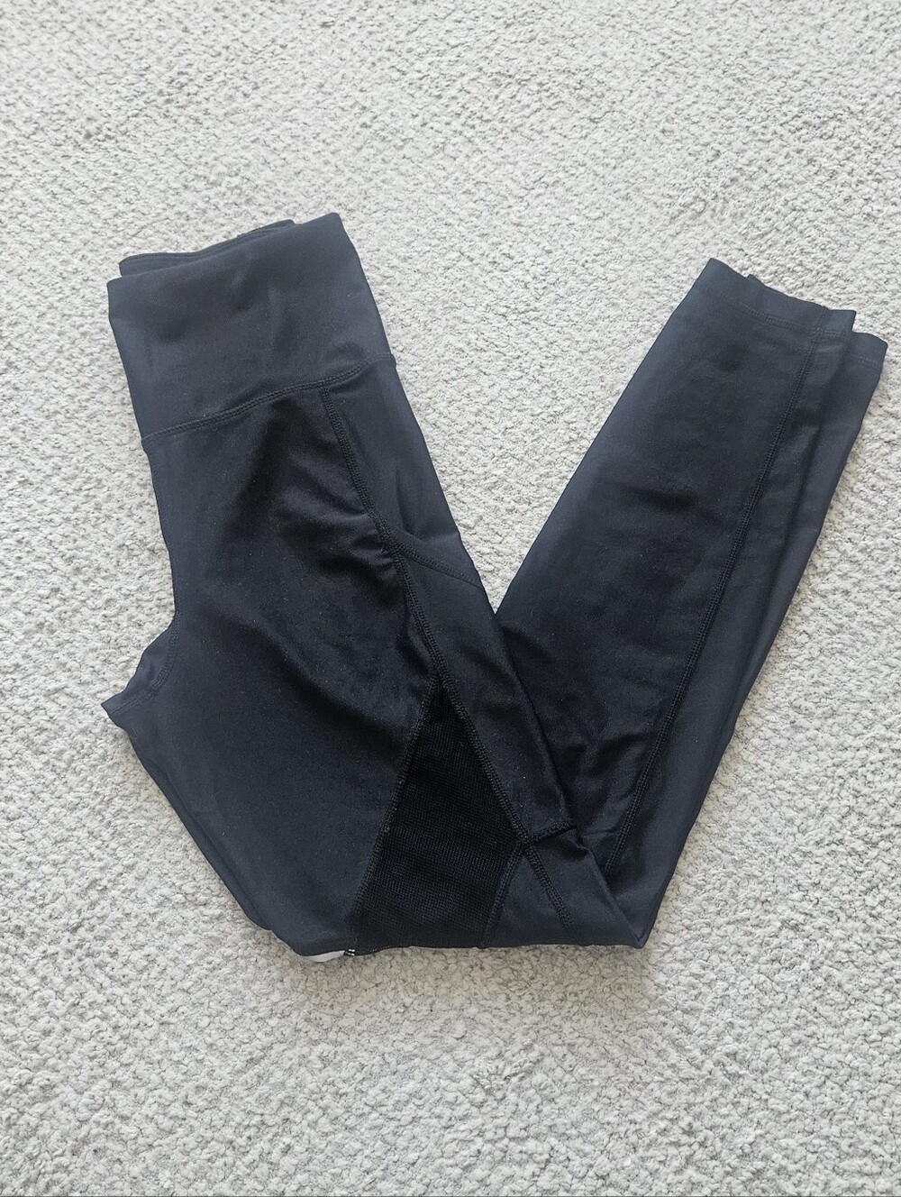 SOMMER RAY Black Mesh Panel Leggings XS